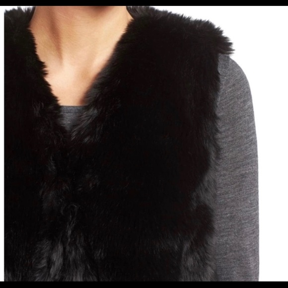 Madewell Black Faux Fur Vest Size XS - Picture 8 of 10